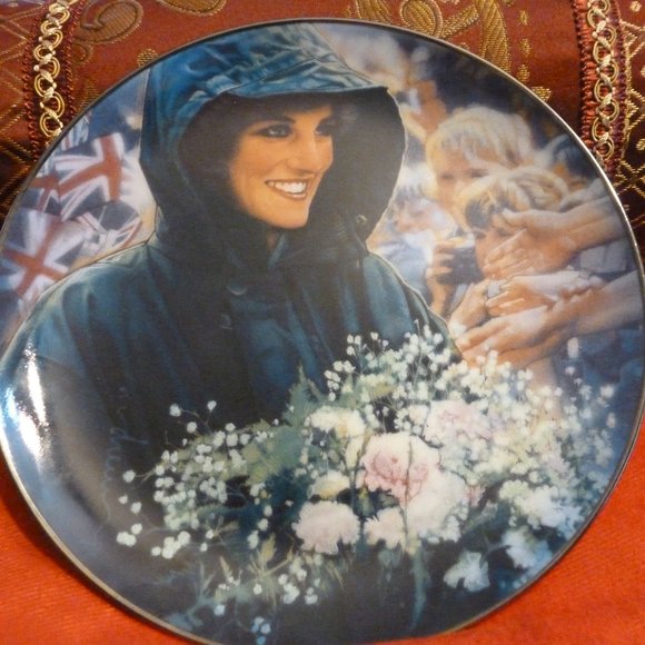 Diana Princess Of Wales Fine Porcelain Plate
